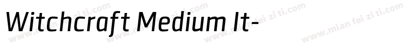 Witchcraft Medium It字体转换